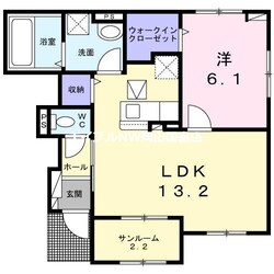 ラ　プランドールの物件間取画像